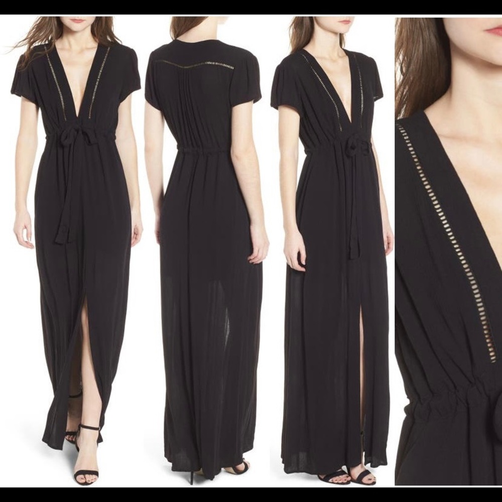 WAYF Maya Tie-waste Dress